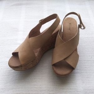 Cork Wedge Heels Xapperal Tan 8½ High Heels